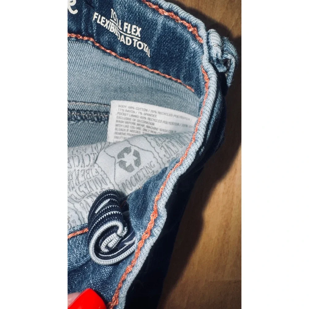 Cat Jack Toddler Boys Blue Denim Jean Shorts Size 18 Months Total Flex - Picture 5 of 7